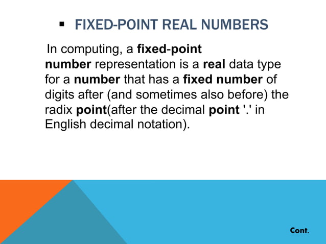 Numeric Data Types & Strings | PPT