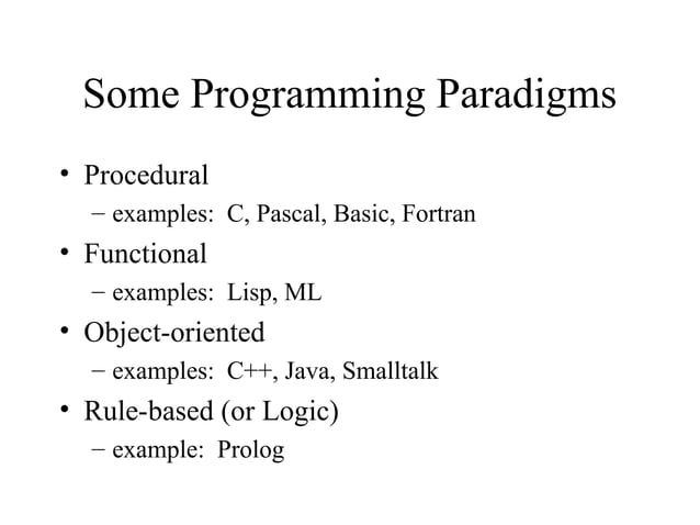 Principle of programming language -M.E-CSE | PPT
