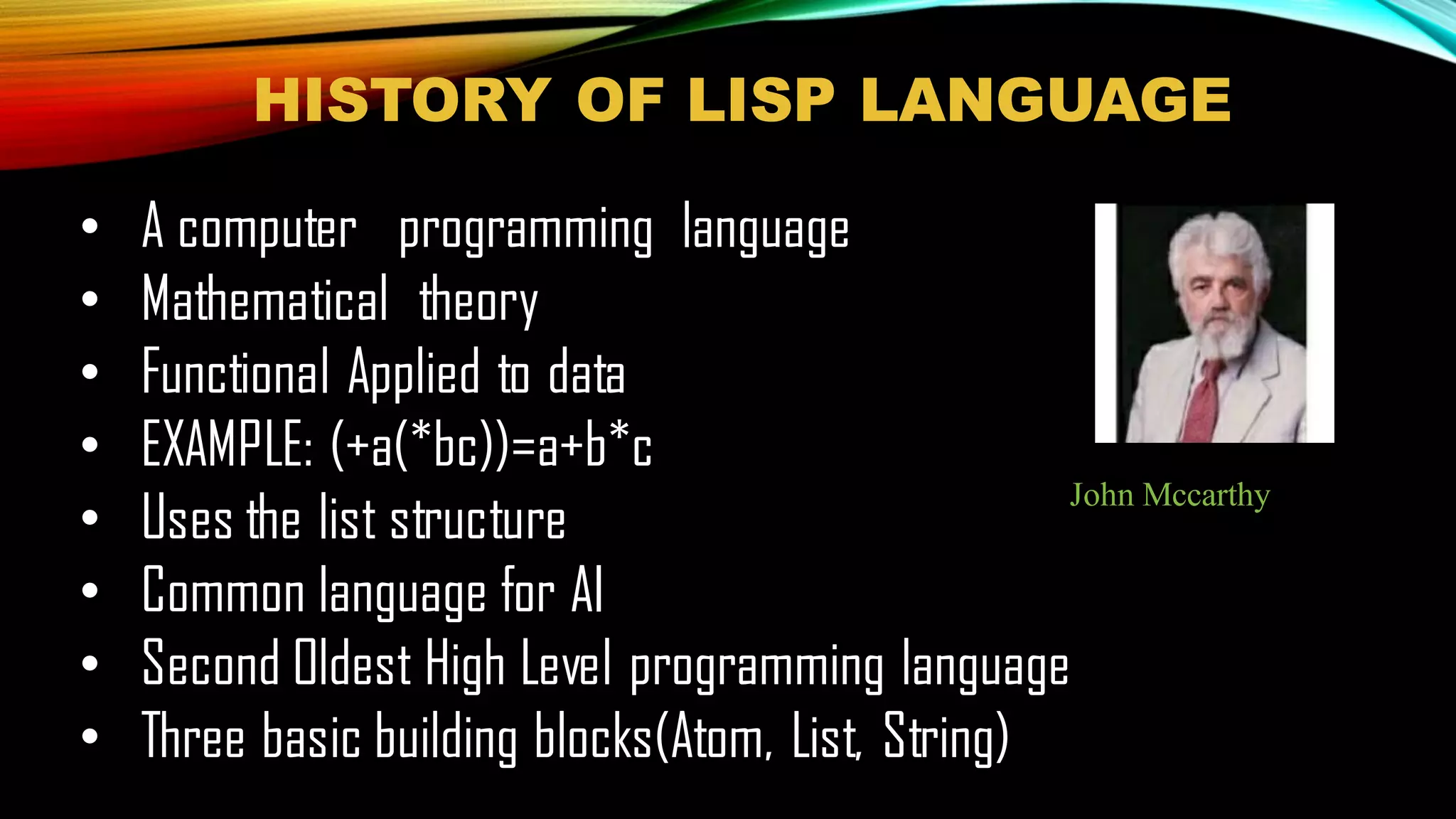 Principles of programming languages(Functional programming Languages ...