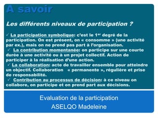 Pp la participation | PPTX