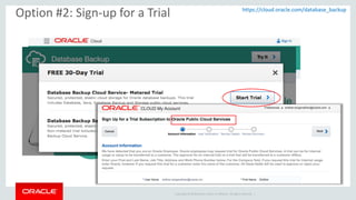 Oracle Database Backup Cloud Service | PDF