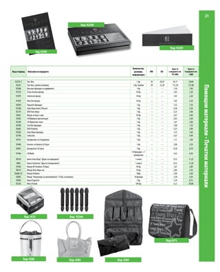 21
                                                                           Код: 92290




                                                                                                                                      Код: 92281
                           Код: 92508




                                                                                                    Количество,                          Цена за           Цена за
Код и подкод    Описание на продукта                                                                 размери,        PW    GV        сътрудник в лв.   Сътрудник в лв.
                                                                                                    информация                          без ДДС             с ДДС


  92579-2       Star-Box                                                                                 1 бр.       30    20,93         49,17             59,00
   92291        Star-Box, тройна опаковка                                                            3 бр. Starbox   50    22,38         131,58            157,90




                                                                                                                                                                         Помощни материали • Печатни материали
   92306        Кръгова брошура за парфюмите                                                             1 бр.       ---    ---           1,58              1,90
   91554        Cistus Incanus флаер                                                                    10 бр.       ---    ---           1,83              2,20
   91879        Colostrum флаер                                                                         10 бр.       ---    ---           1,83              2,20
   91942        Aloe Vera флаер                                                                         10 бр.       ---    ---           1,83              2,20
   92059        Figuactiv брошура                                                                       1 бр.        ---    ---           1,42              1,70
   92188        Алое Вера книга (Peuser)                                                                1 бр.        ---    ---           4,58              5,50
   92219        DVD Алое Вера                                                                           1 бр.        ---    ---           3,25              3,90
   92461        Флаер за бърз старт                                                                     10 бр.       ---    ---           3,67              4,40
   93205        LR Фирмена презентация                                                                  1 бр.        ---    ---           2,83              3,40
   93340        LR Маркетинг план                                                                       1 бр.        ---    ---           1,67              2,00
   92508        Star Box брошура                                                                        1 бр.        ---    ---           1,08              1,30
   92605        DVD Probiotic                                                                           1 бр.        ---    ---           3,25              3,90
   92630        Алое Вера брошура                                                                       1 бр.        ---    ---           1,33              1,60
   92700        Collection                                                                              1 бр.        ---    ---           3,67              4,40
   92701        Ценоразпис на Сътрудника                                                                 1 бр.       ---    ---           1,17              1,40
   92960        Каталог за бижута LR.Joyce                                                               1 бр.       ---    ---           2,08              2,50
   92961        Ценоразпис LR.Joyce                                                                      1 бр.       ---    ---           0,58              0,70
                                                                                                    10 брошури + 1
   91946        LR World                                                                                             ---    ---           5,42              6,50
                                                                                                      ценоразпис
   90750        Книга Алое Вера "Дарът на природата"                                                   1 книга       ---    ---           9,35             11,22
    9804        Книга Colostrum "Дар на Сътворението"                                                  1 книга       ---    ---           9,33             11,20
   91044        Флаер AV Freedom 10 броя                                                                10 бр.       ---    ---           1,67              2,00
   90374        Флаер Алое Вера сок                                                                     10 бр.       ---    ---           2,86              3,43
  92606-27      Флаер Probiotic                                                                         10бр.        ---    ---           2,00              2,40
   92081        Флаер "Концепция за автомобилите", 10 бр. в опаковка                                  10 флаера      ---    ---           3,58              4,30
   92902        Книга Figuactiv                                                                          1 бр.       ---    ---           7,29              8,75
   93245        Mini LR book                                                                           100 бр.       ---    ---           32,5             39,00




             Код: 4525                                          Код: 92364




                                                                                                                                   Код:4575




             Код: 4586                                         Код: 4582                Код: 4589
 