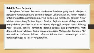 pengajaran  leftenan adnan wira bangsa