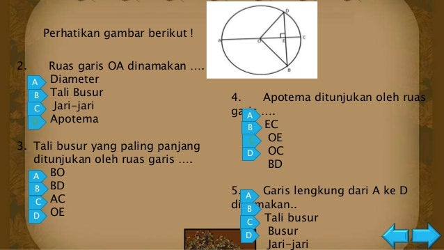 Ppt Materi Lingkaran Smp Kelas 8
