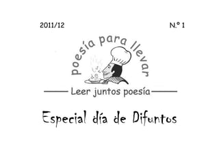 Especial día de Difuntos 2011/12  N.º 1 