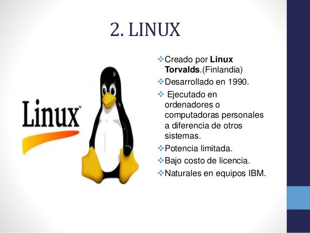 Pp los 5 sistemas operativos mas utilizados