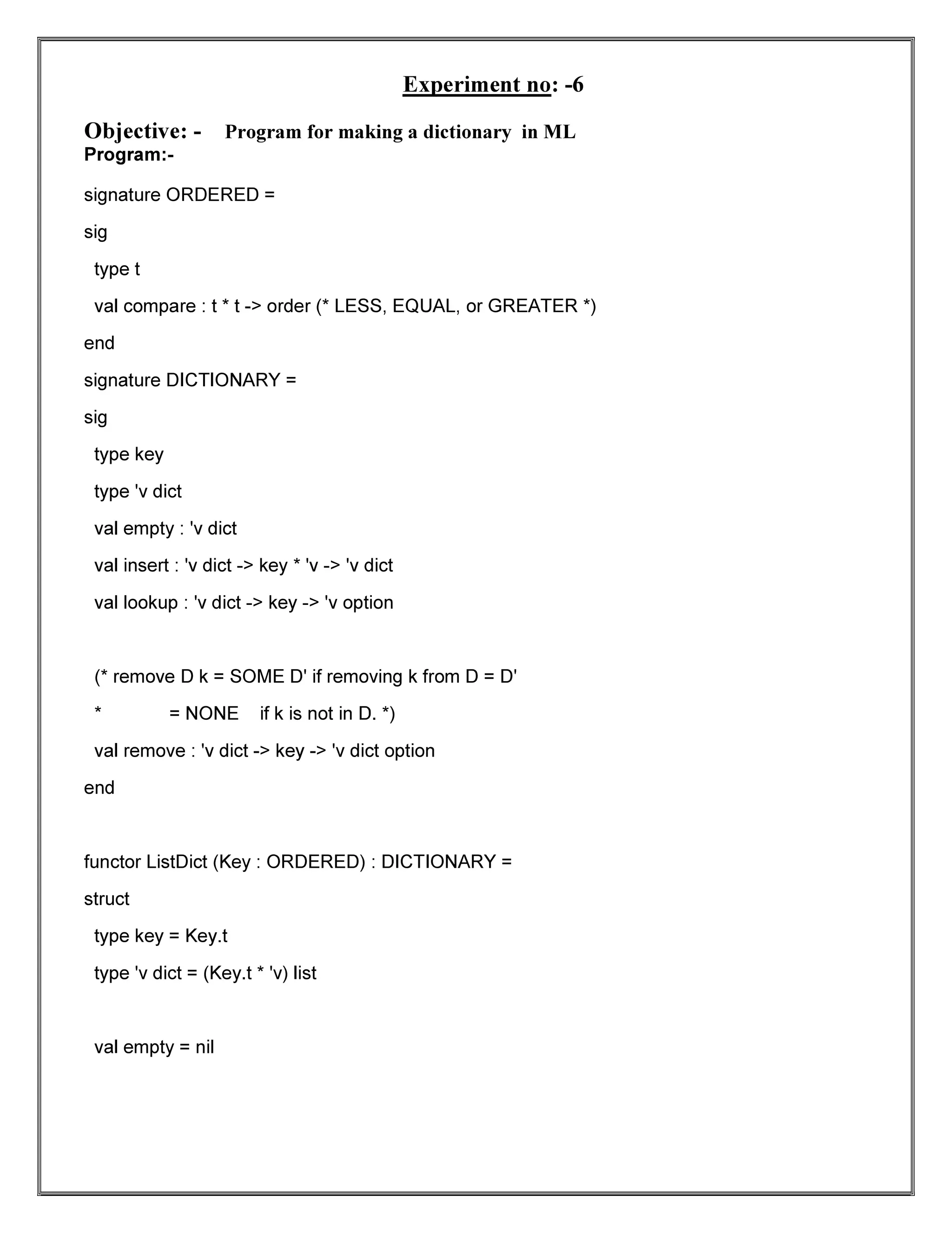 Principal of programming language lab files 