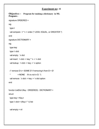 Principal of programming language lab files 