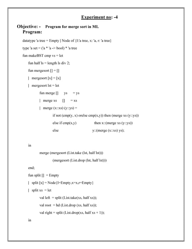 Principal of programming language lab files | PDF
