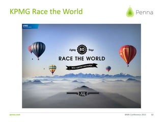 penna.com
KPMG Race the World
10WME Conference 2015
 