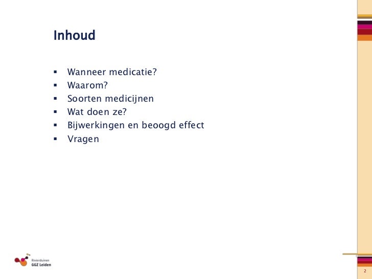 Medicatie bij Persoonlijkheidsproblematiek