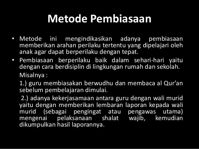 Metodik atau didaktik pembelajaran Fikih