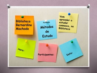 Biblioteca
Bernardino
Machado
Participantes:
 