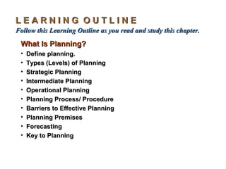 Ppm lecture 10 11 planning, process, types
