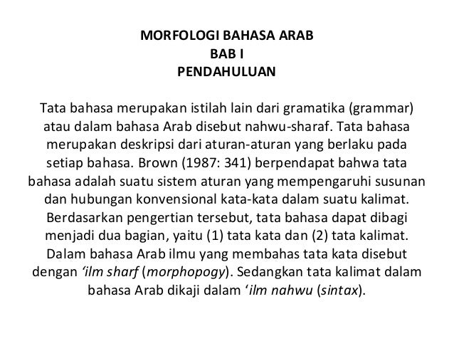  Kata  Kerja Ganti Bahasa  Arab 