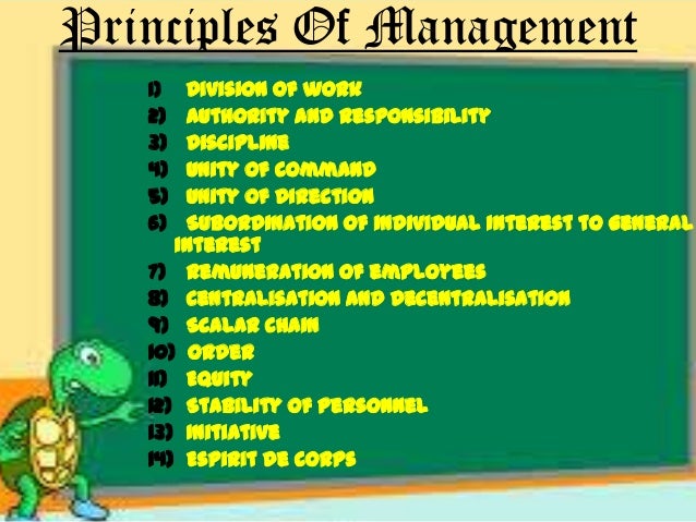 14 Principles of Management PPT