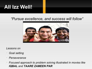 Learing management through movies | PPT