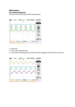 EEP306: pulse width modulation | PDF