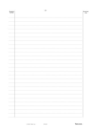 (1294-01) Turn over.© WJEC CBAC Ltd.
	
	
	
	
	
	
	
	
	
	
	
	
	
	
	
	
	
	
	
	
	
	
	
	
	
	
	
13 Examiner
only
Question
number
 