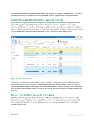 Microsoft Project Portfolio Management Solution Guide - From atidan | PDF