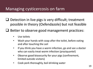 Pig and pork zoonoses in Uganda
