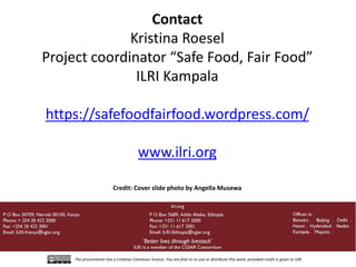 Pig and pork zoonoses in Uganda