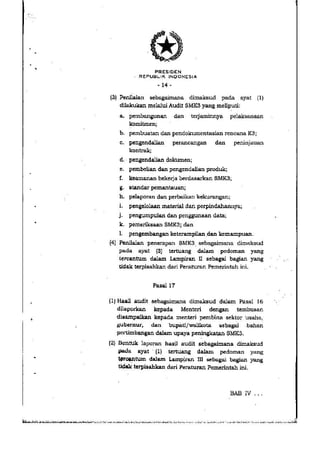PP no. 50 tahun 2012 tentang penerapan SMK3