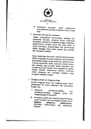 PP no. 50 tahun 2012 tentang penerapan SMK3