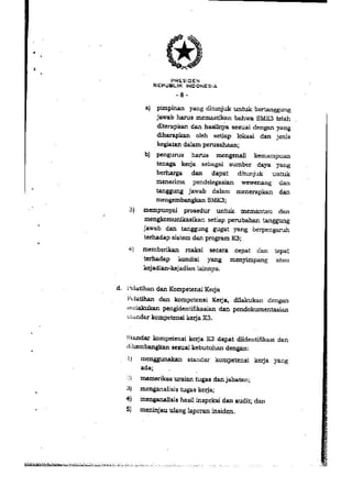 PP no. 50 tahun 2012 tentang penerapan SMK3
