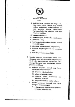 PP no. 50 tahun 2012 tentang penerapan SMK3