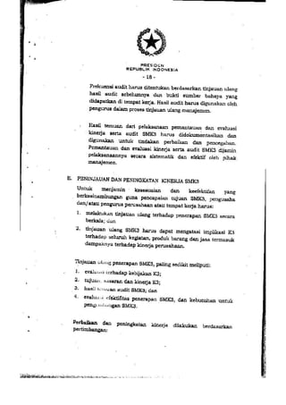 PP no. 50 tahun 2012 tentang penerapan SMK3