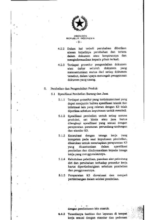 PP no. 50 tahun 2012 tentang penerapan SMK3