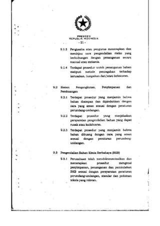 PP no. 50 tahun 2012 tentang penerapan SMK3
