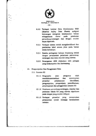 PP no. 50 tahun 2012 tentang penerapan SMK3