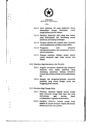 PP no. 50 tahun 2012 tentang penerapan SMK3