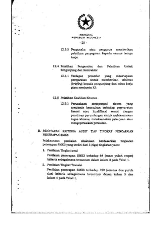 PP no. 50 tahun 2012 tentang penerapan SMK3
