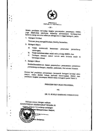 PP no. 50 tahun 2012 tentang penerapan SMK3