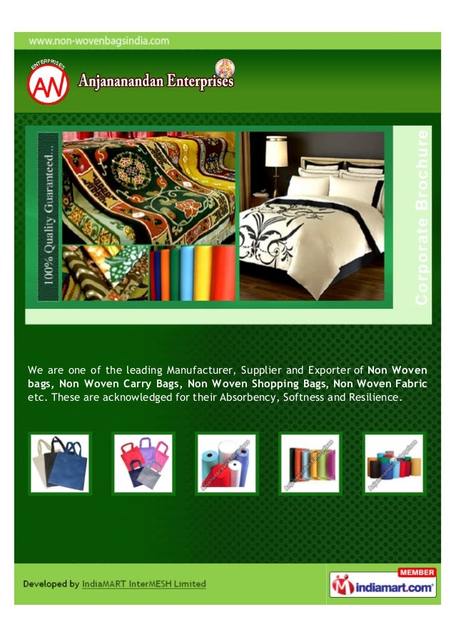 non woven bags fabric supplier