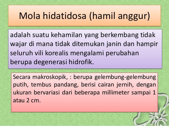 mola hidatidosa