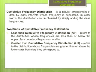 lesson 3 presentation of data and frequency distribution | PPTX