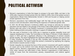 Political Participation of Women in India | PPTX