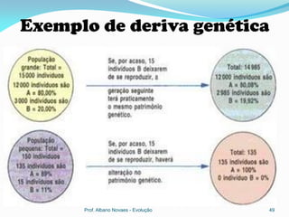 Exemplo de deriva genética




      Prof. Albano Novaes - Evolução   49
 