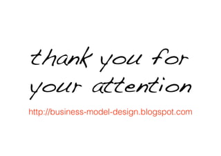 thank you for
your attention!
http://business-model-design.blogspot.com
 