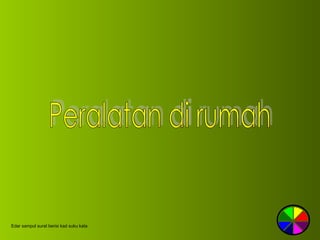 Peralatan di rumah Edar sampul surat berisi kad suku kata 