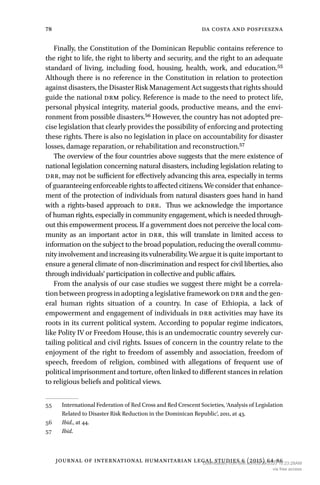 The Relationship between Human Rights and Disaster Risk Reduction ...