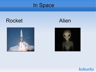 Rocket Alien In Space