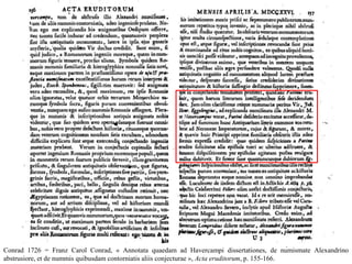 Conrad 1726 = Franz Carol Conrad, « Annotata quaedam ad Havercampi dissertationes, de numismate Alexandrino
abstrusiore, et de nummis quibusdam contorniatis aliis conjecturae », Acta eruditorum, p. 155-166.
 