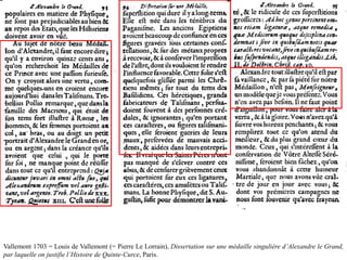 Vallemont 1703 = Louis de Vallemont (= Pierre Le Lorrain), Dissertation sur une médaille singulière d’Alexandre le Grand,
par laquelle on justifie l’Histoire de Quinte-Curce, Paris.
 