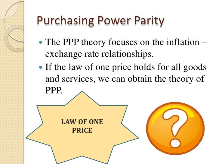 Dissertation on purchasing power parity