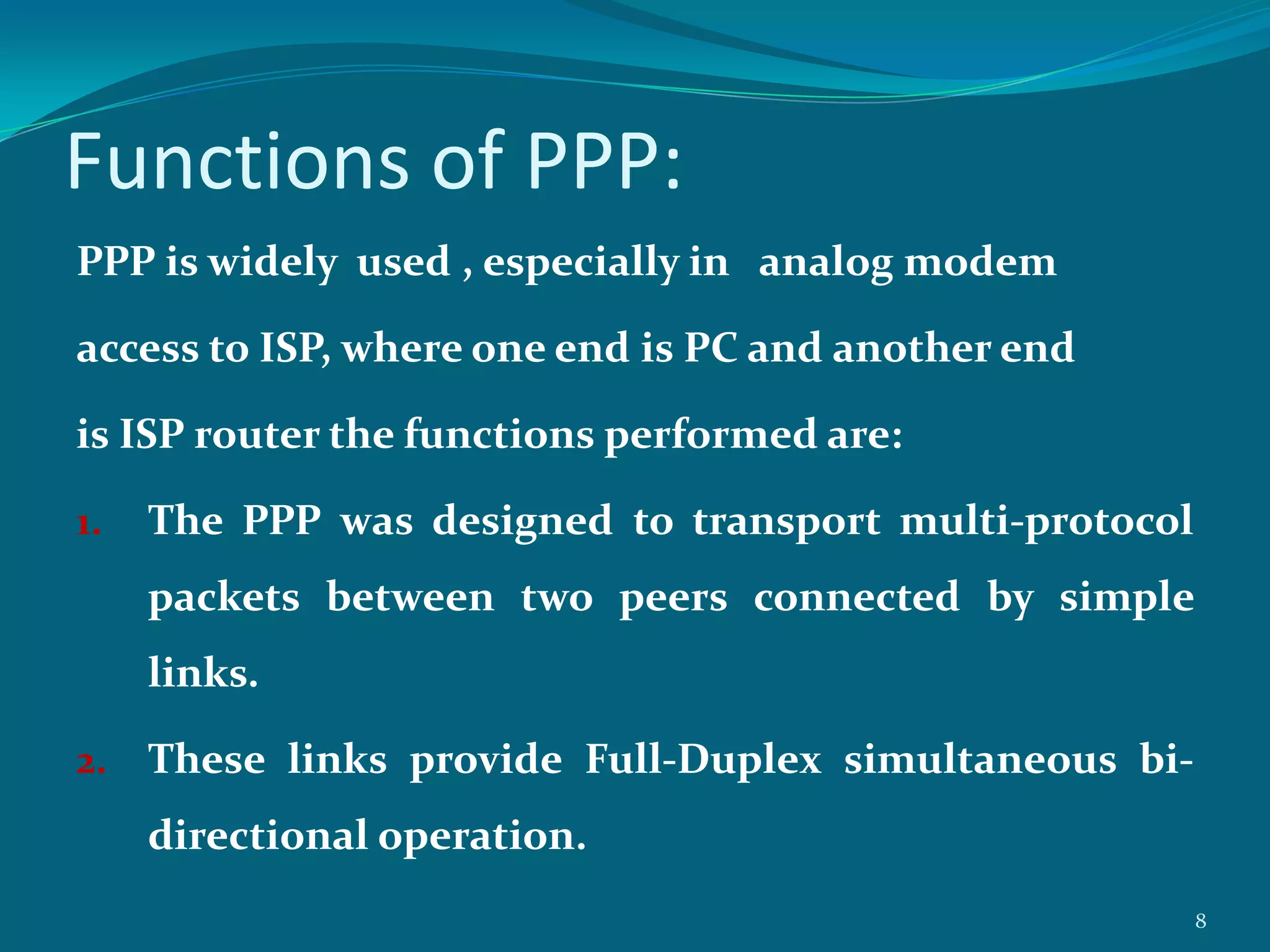 PPP Operation
